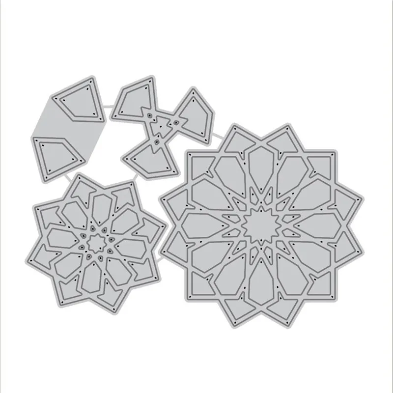 

YaMinSanNiO Flower Metal Cutting Dies for Scrapbooking New 2019 Die Cuts for Card Making Fustelle Craft Dies Stitch Troqueles