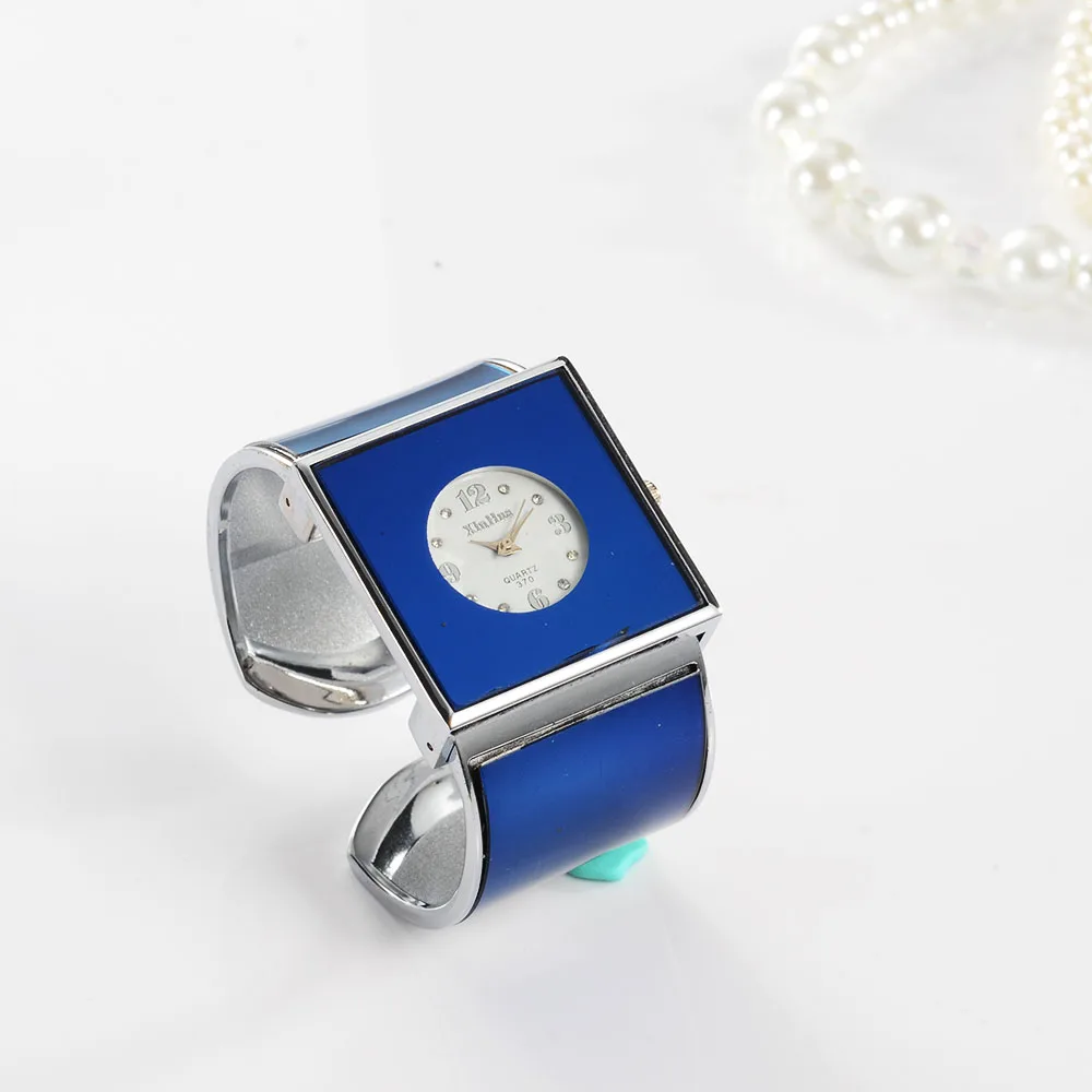 Women's Big Stainless Steel Bracelet Watches Luxury Crystal Ladies Watch women watches