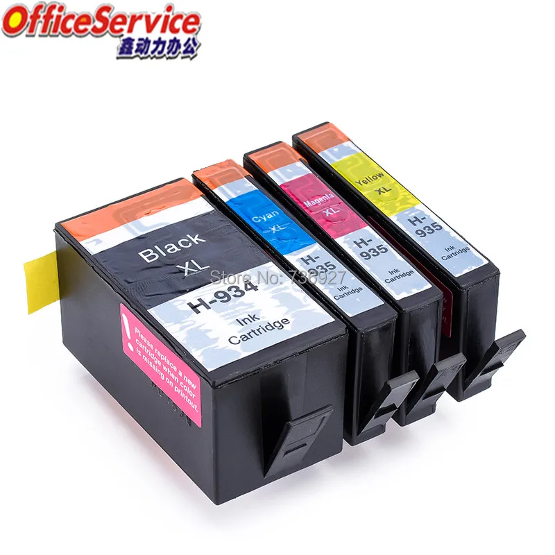 5X Совместимый картридж высокой емкости для hp 934 935 подходит принтера Officejet Pro