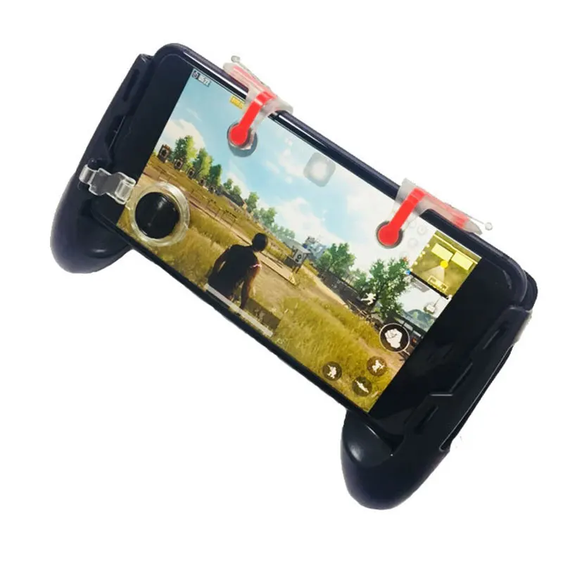 

Universal mobile game controller phone gamepad with grip, left joysticks and FPS buttons for 5.5~6.5 inch smartphone