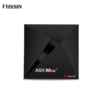 

VHXSIN A5X MAX PLUS 10PCS/LOT TV Box RK3328 Quad Core Set-Top Box Android 8.1 Bt 4G RAM