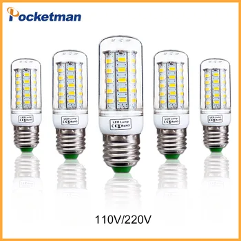 

1Pcs E27 E14 LED Corn Bulb 220V 110V SMD5730 LED lamp Spotlight 24LED 36LEDs,48LEDs,56LEDs,69LEDs For led light free shipping