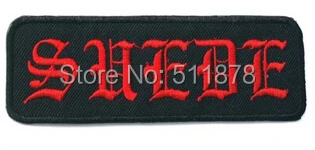 

SUEDE Music Band Biker Vest Patch EMBROIDERED IRON On Patch heavy metal APPLIQUE Rock Punk Badge