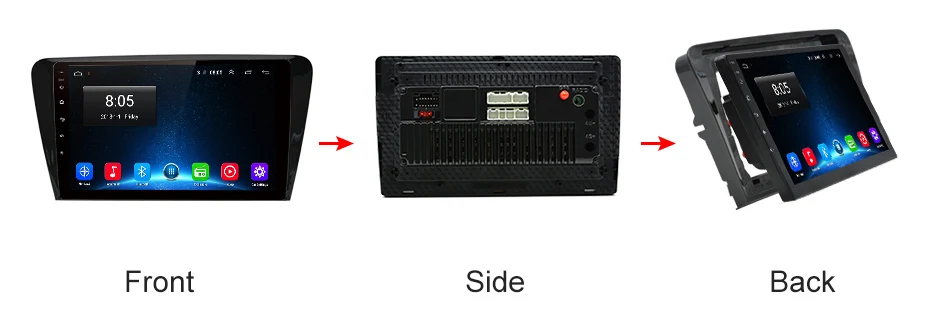 Discount Junsun V1 2G+32G Android 8.1 4G Car Radio Multimedia Video audio Player Navigation GPS For SKODA Octavia 2013-2018 A7 2 din 33