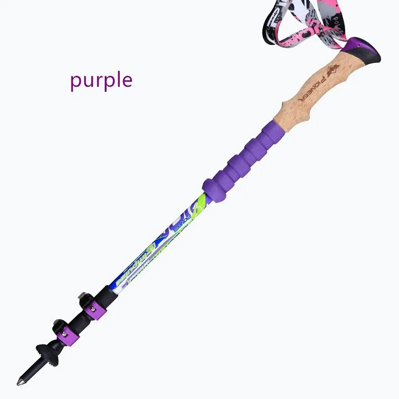 TP037 21 -New Latest technology design 100% carbon lightweight but strong durable telescopic stick trekking stick Nordic walking sticks