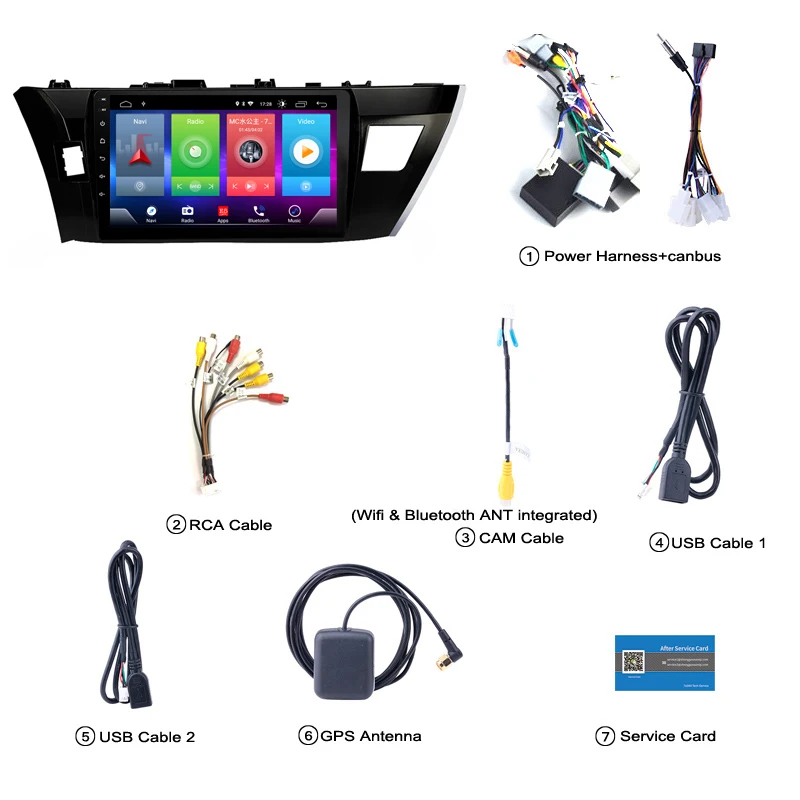 Clearance Car Android 8.1 Multimedia Player for TOYOTA Corolla 2014 GPS Navigation Device USB bluetooth steering wheel control support 4 Clearance Car Android 8.1 Multimedia Player for TOYOTA Corolla 2014 GPS Navigation Device USB bluetooth steering wheel control support 4