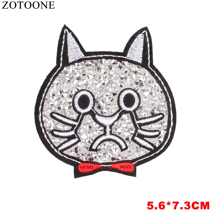 ZOTOONE/нашивка ручной работы со стразами и бусинами для одежды шитье бисером