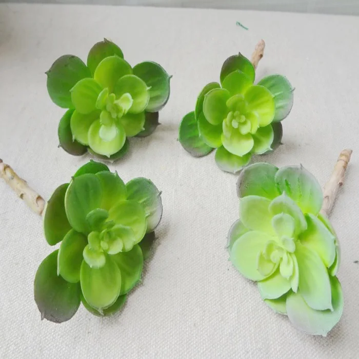 AMENMO 4pcs large size Good quality simulation green plants artificial