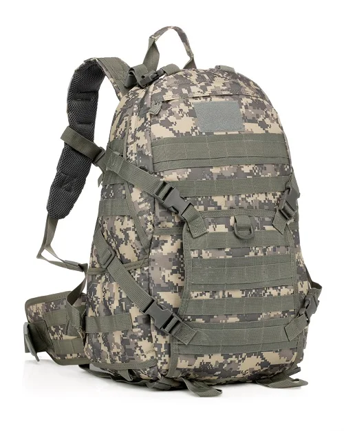 Мужские дорожные сумки тактика военный рюкзак 40L Molle камуфляжная сумка для пеших прогулок альпинизма рюкзаки для мужчин - Цвет: ACU