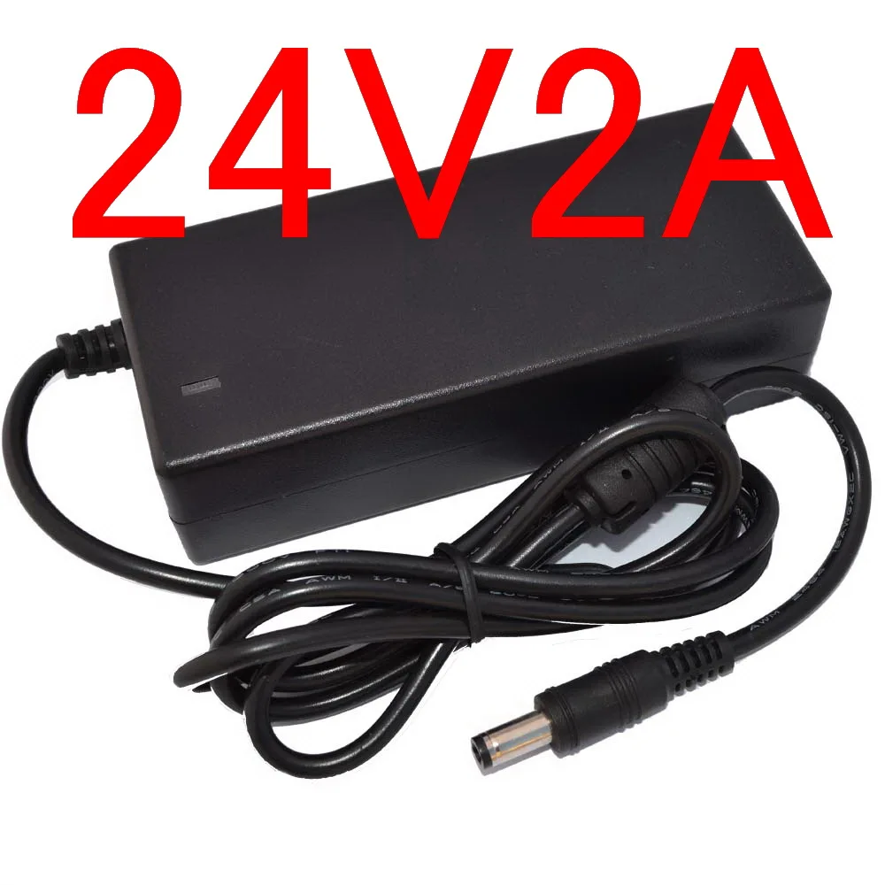 24V DC Power Supply 2A 48W AC/DC Adapter 100 240V AC to DC 24 Volt 2 Amp  Convert