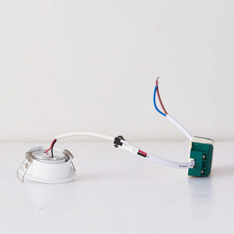 Mini Spot LED White Ceiling Recessed Downlight Aluminium 110V-220V Home Under Cabinet Lights Holesize 42-45mm