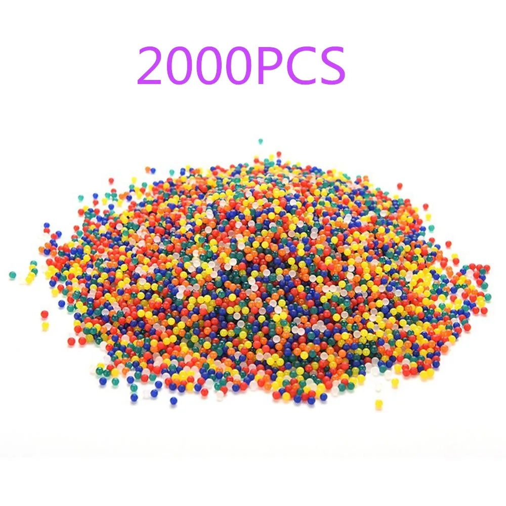 

3000Pcs/10 Bags colored orbeez soft crystal water grow balls water gun toys paintball for gun bullet grow water beads