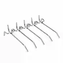 5 x крюк панели перфорированные стены хранения гаража мастерской крепления 10 см