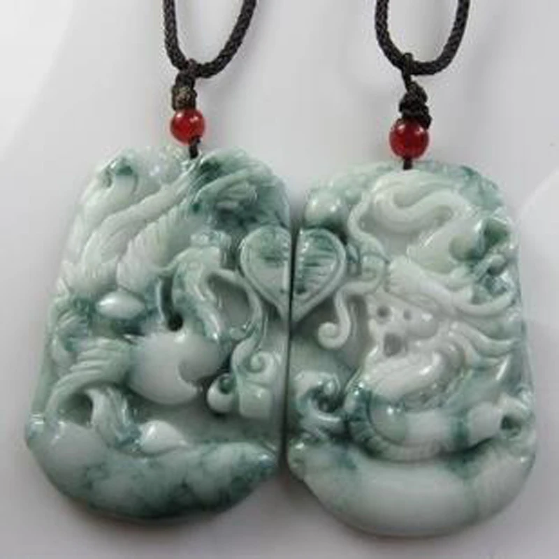 

2018new White Pendant Open the pendant of the mythical wild animal Male money and female money Necklace Ornaments Free shipping