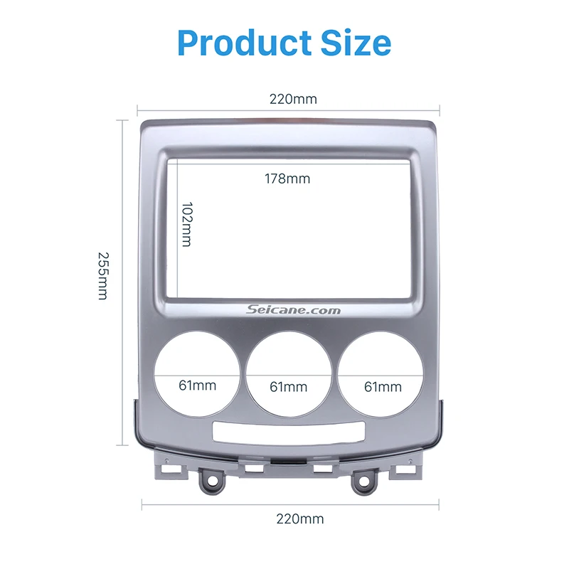 Seicane профессиональный двойной Din автомобильный стерео рамка Комплект для 2010 Mazda 5 авто стерео CD монтажная панель комплект в приборной панели