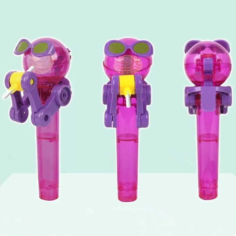 Креативный питательный робот милый леденец держатель Подставка для хранения леденцов Робот Держатель декомпрессионные игрушки конфеты пылезащитный подарок для детей