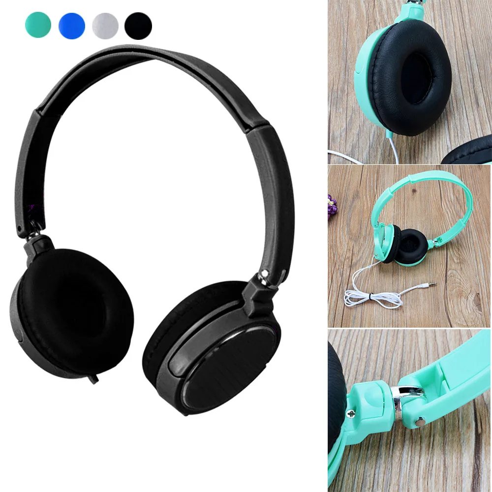 Headphones 2018 3.5MM Wired Connector Wire Headphones On Ear Foldable