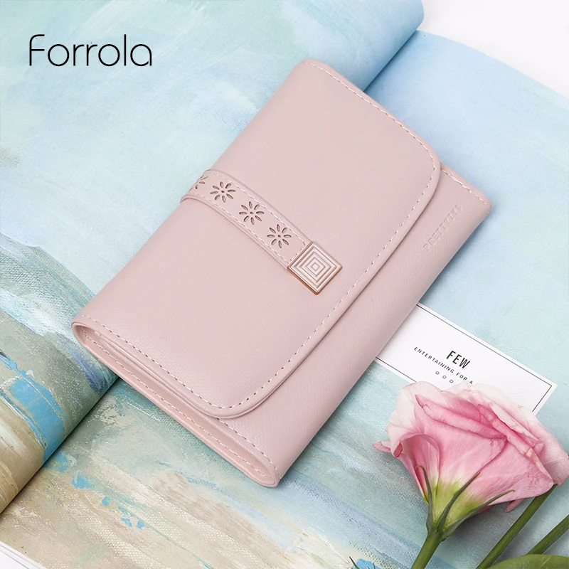 

Women's Fashion 2019 Leather Women's Wallet Small Wallet Luxury Brand Ladies Card Holder Coins Purse Female Carteira Feminina