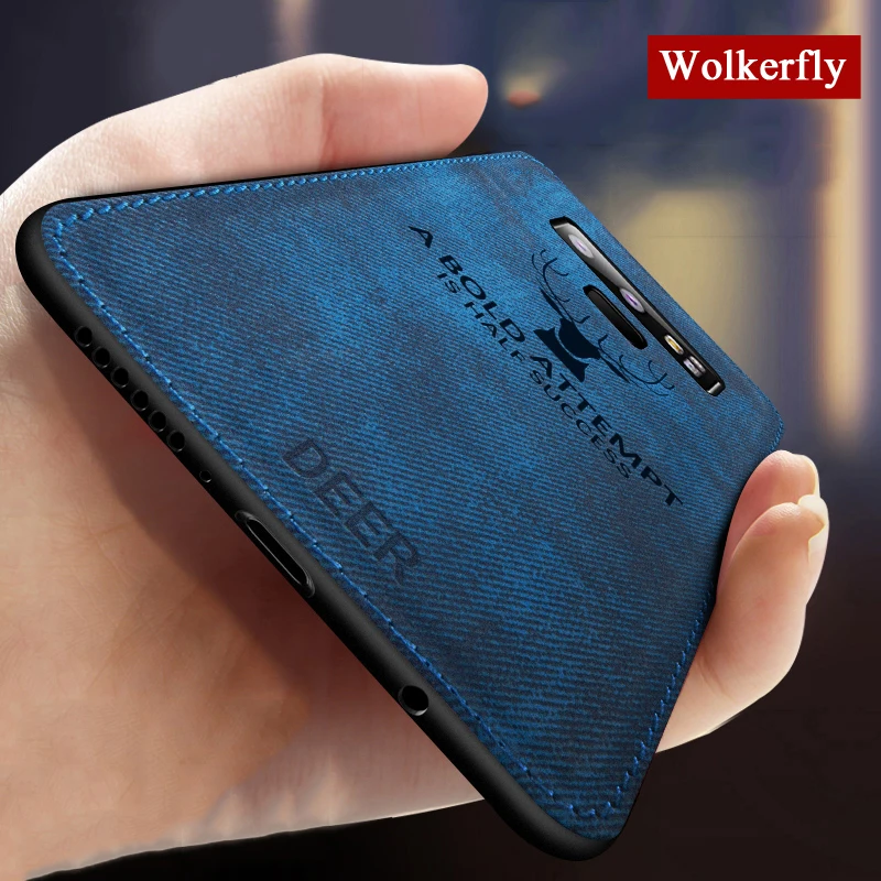 Чехол для Samsung Galaxy S10 A10 A30 A50 A60 A70 M10 M20 M30 J4 J6 Plus J8 2018 тонкий тканевый силиконовый
