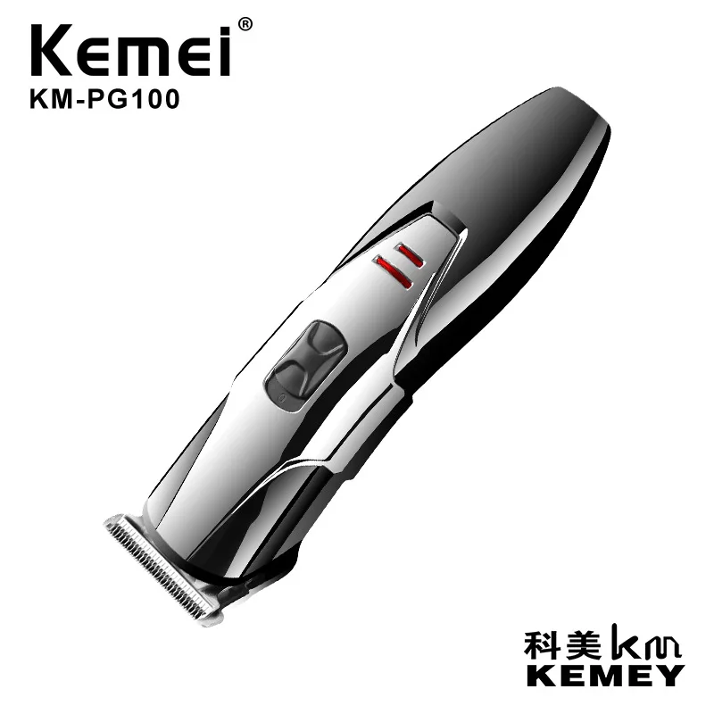 Kemei Парикмахерская мощная машинка для стрижки волос профессиональная машинка для стрижки волос для мужчин бритва для бороды электрическая машинка для стрижки волос Машинка для стрижки волос салон - Цвет: silver