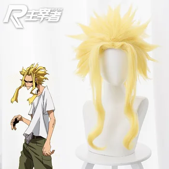 

2019 Anime My Hero Academia All Might Wig Cosplay Costumes All Might Wig Men and women flipping short hair Cosplay