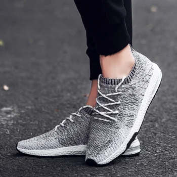

ARUONET Casual Shoes Breathable Men Fashion Wear-Resistant Cushioning Shoes Lace-Up Lightweight Sneakers Buty Meskie Sportowe