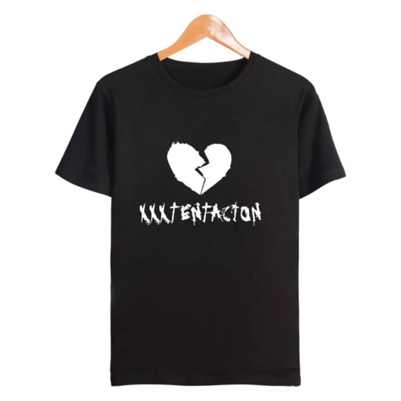 

Women Fashion Xxxtentacion Funny Print T-Shirt Men's Casual Summer Men's T-Shirt Hipster Hop streetwear T-Shirt homme
