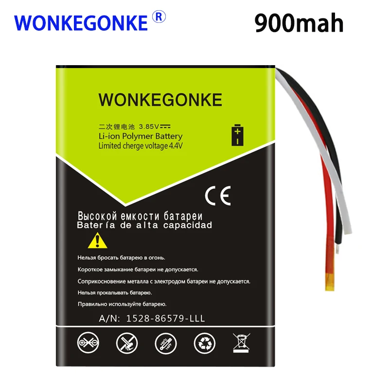 Wonkegonke 900 мА-ч для sony 1-853-104-11 LIS1476 LIS1476MHPPC(SY6) PRS-T1 PRS-T2 PRS-T3 PRS-T3E PRS-T3S батарея