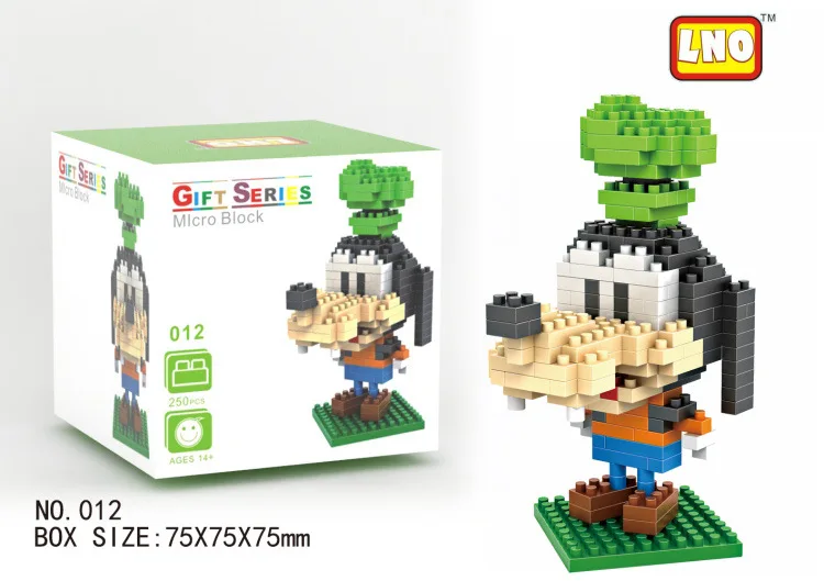 bojoy Building Blocks Mickey Minnie Duck Family Japanese Cartoon Anime Figures Toys Diamond Bricks Diy Kid Model lego (4)