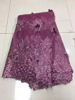 

Velvet 3d Lace Fabric 2019 High Quality Lace Latest African Laces Fabric For Wedding Nigerian French Lace Fabric Z111