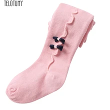 TELOTUNY/детские трусики-шланг, Чулки с бантом для маленьких девочек, брюки в обтяжку, штаны для девочек, модные NOV15