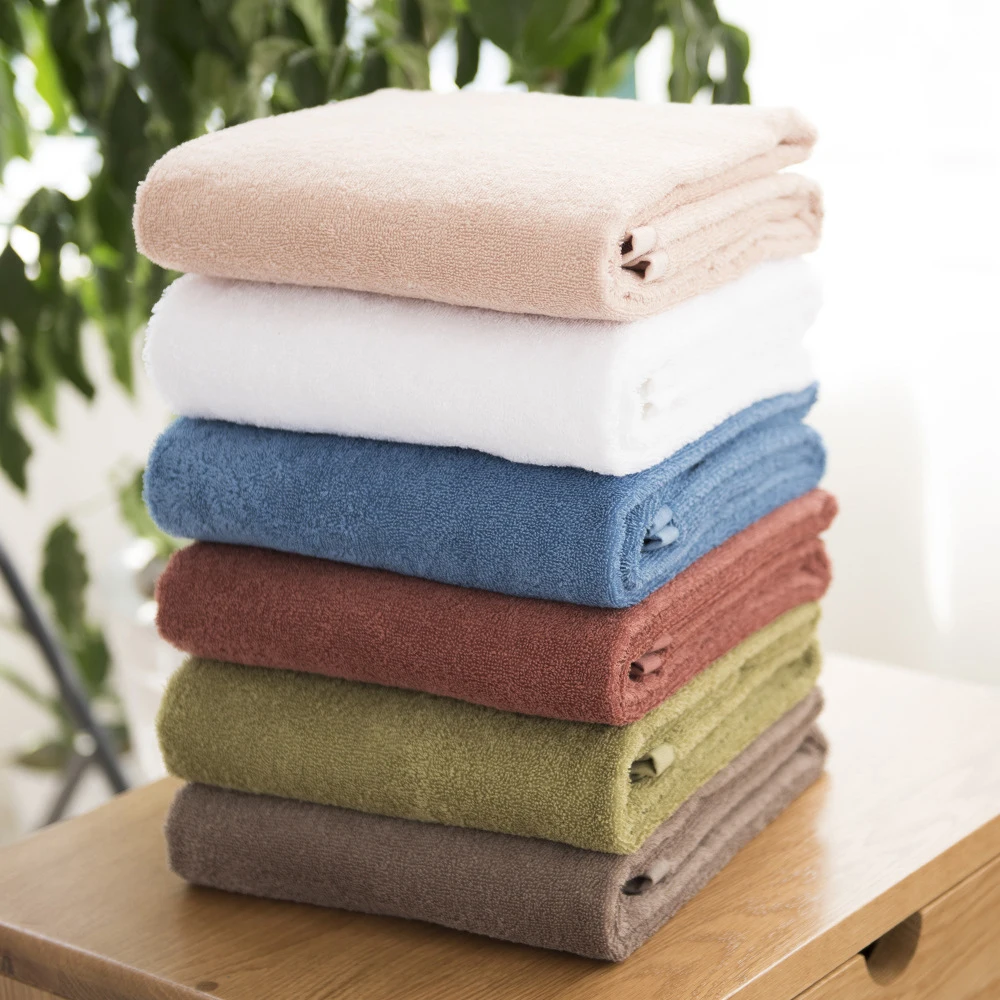

Quick-Dry Absorbent Face Towel size 34x85cm Solid Drying Washrag Stripe Soft 2019 Knitted Cotton Travel Portable Hand Towel New