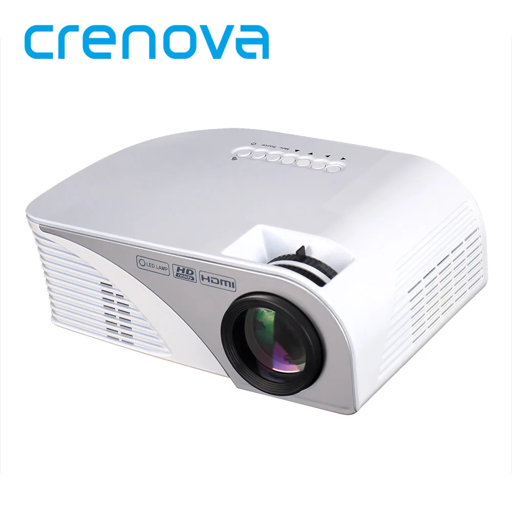 

Crenova Mini Projector 1200 Lumens Proyector Beamer For Video Game TV Home Theatre 3D Movie With HDMI VGA AV SD USB