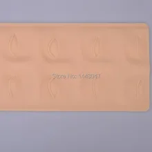 5 шт. 3D для бровей для практики кожи высокого качества Перманентный макияж Татуировка и тренировка глаз Кожа 3D практика резиновая поддельная кожа для глаз
