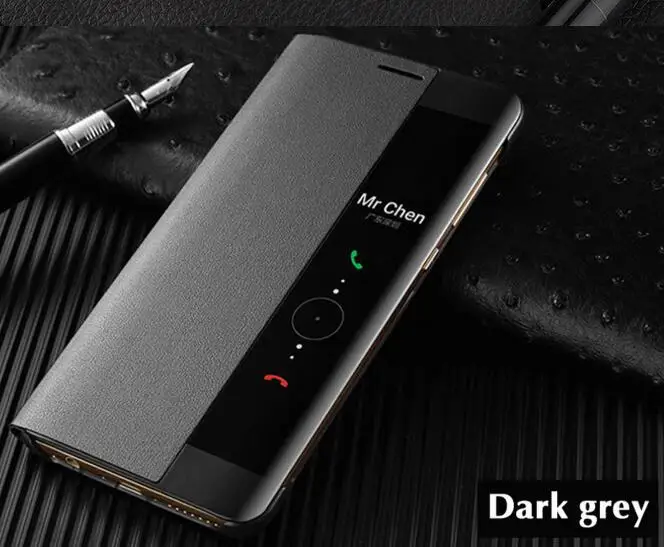 

FGHGF for Huawei Mate 20 Pro Smart Case Leather Flip Cover for Huawei P20 Pro Mate 10 Pro Mate 9 P10 Plus Luxury View Smart Case
