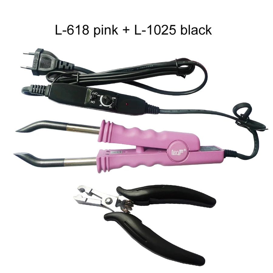 Professional Full Kit Hair Extension Iron and Plier Tool High TEMP