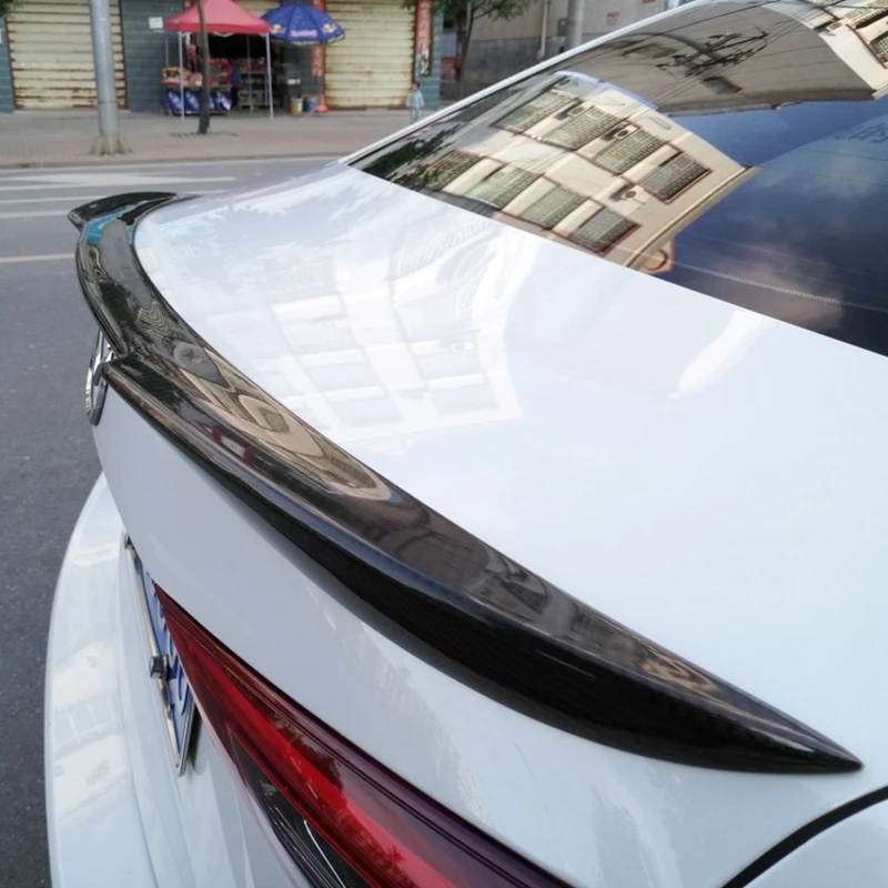 Углеродное волокно задний ящик крыло спойлер Автозапчасти для Mazda 3 Axela Седан 4