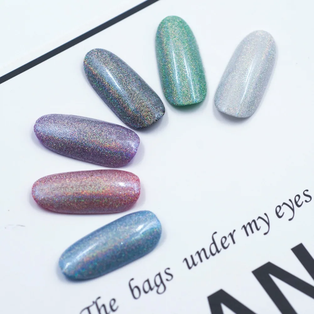 Mermaid Seven Colors Nail Glitter powder (1)