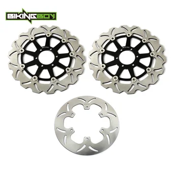 

BIKINGBOY Front Rear Brake Discs Disks Rotors For YAMAHA FJ 1200 1990 1991 1992 1993 1994 1995 1996 FJ1200 90 91 92 93 94 95 96
