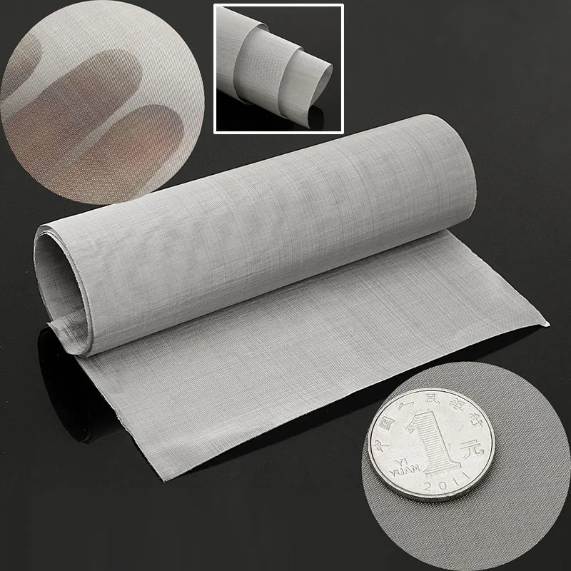 1pc Durable 100 Mesh Woven Wire Sheet Stainless Steel Cloth Screen Filter 30x90cm