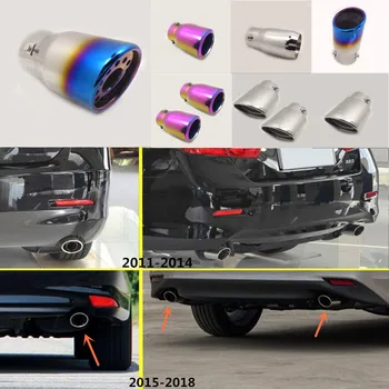 

car cover muffler exterior back pipe dedicate exhaust tip tail outlet ornament vent For Toyota Camry 2011-2015 2016 2017 2018