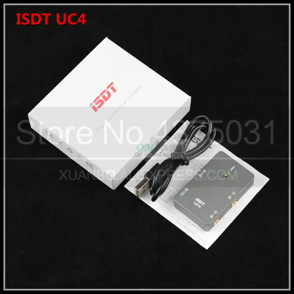 Оригинальное умное зарядное устройство iSDT UC4 18 Вт 4X1.5A 1S мини-зарядное с входом