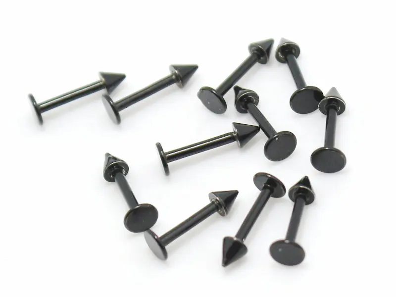 10 шт. черное кольцо для губ | Украшения и аксессуары