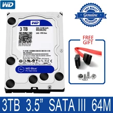 Wd azul 3tb disco rígido interno 3.5