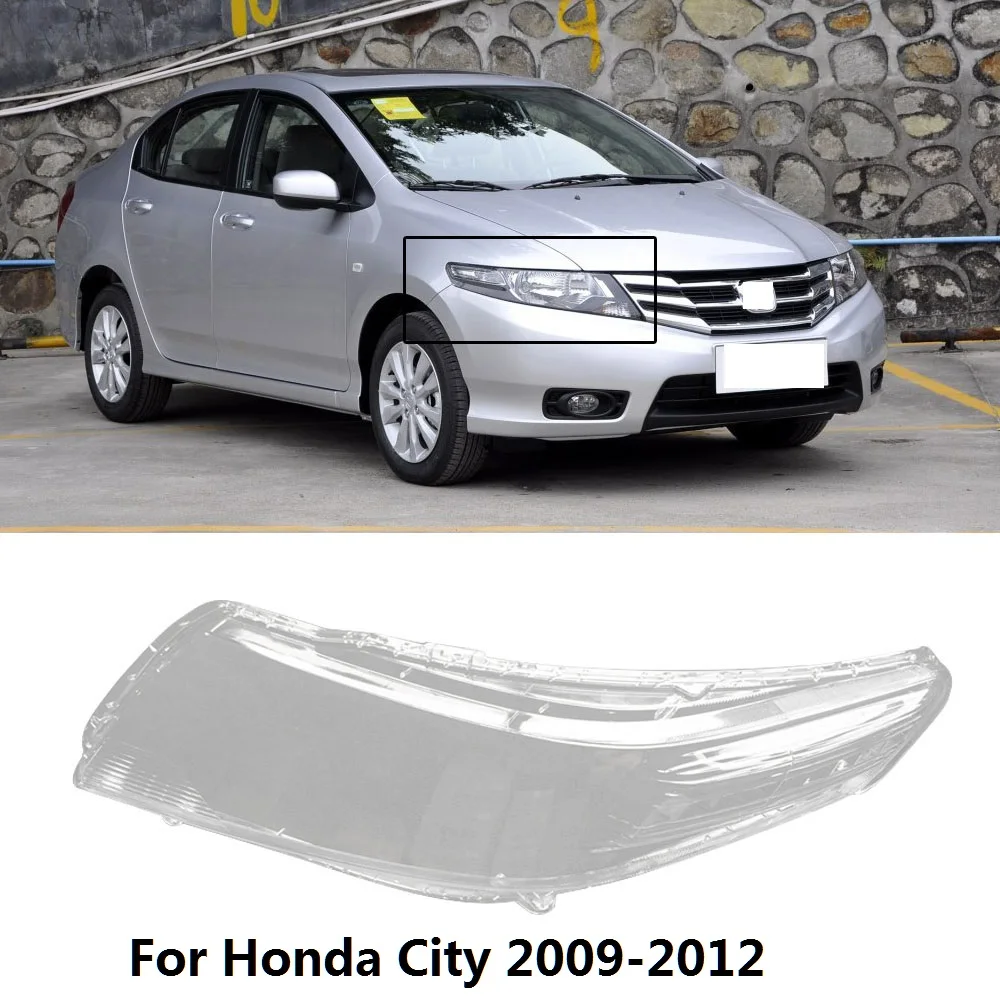 Capqx 1 шт. для Honda City 2009-2012 передняя фара ламповая фара дальнего света Водонепроницаемая яркая лампа абажур крышка крышки корпуса