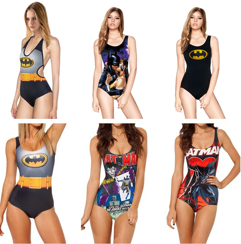 Womens one piece swimsuit mans body