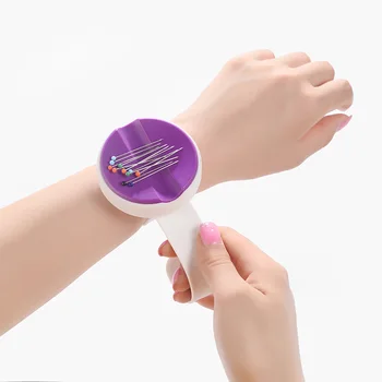 

HOUSEHOLD SEWING STORAGE BOX NEDDLEWORK DIY RANDOM WRIST CARTRIDGES PUMPKIN PIN CUSHION MAGNETIC PIN CATCHER