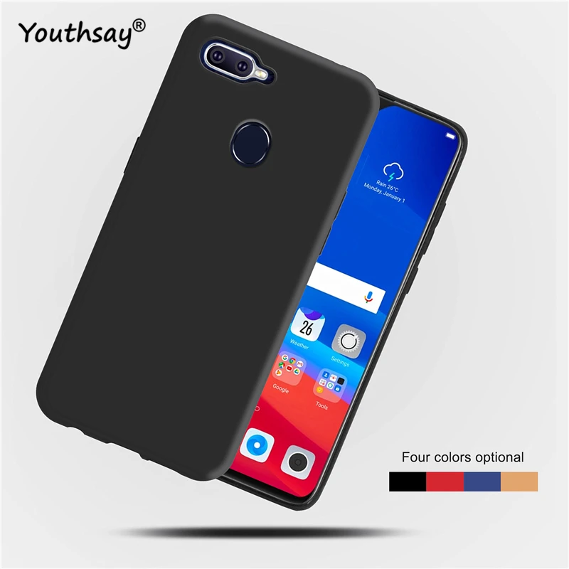 Чехол для OPPO F9 матовый мягкий чехол телефона из ТПУ F9|Бамперы| |