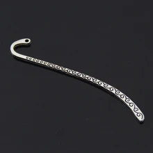 20 шт. канцелярские винтажные закладки, скрепки, этикетки, офисные украшения, студенческий подарок, сделай сам, тибетский серебряный школьный металлический крючок