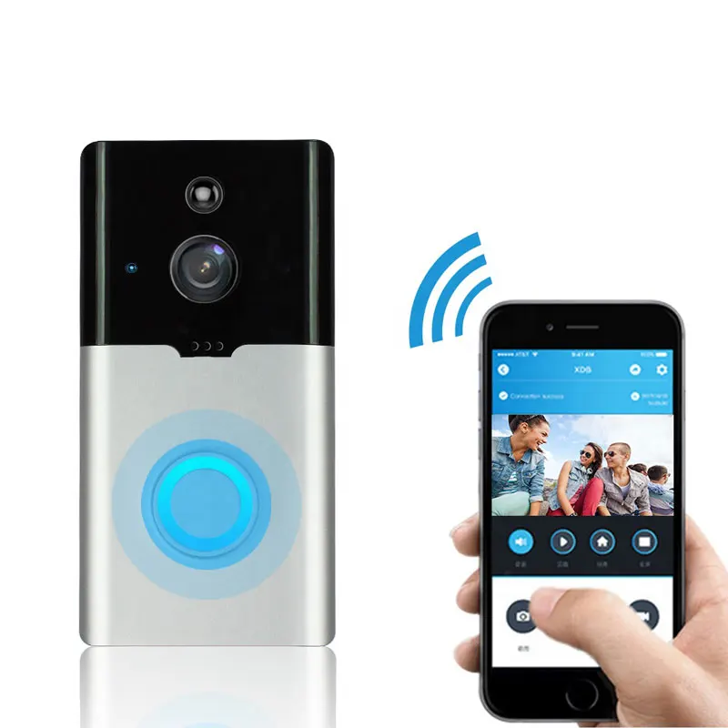 

Smart Home Video Doorbell Free P2P 1080P Video-eye Mobile Remote View Security Outdoor Doorbell Wireless Camera PIR Alarm System